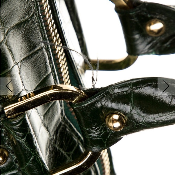 RAFE Black Crocodile-Embossed Leather Tote Bag - Picture 5 of 15